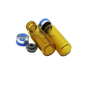 Botol kaca injeksi datar kualitas tinggi dengan penyumbat karet cetak layar 5ml 8ml 10ml pilihan pengiriman cepat - Product Image 6