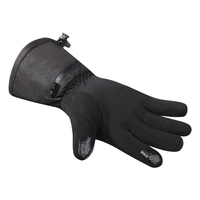 Gants de ski pour femme, à doigts entiers, confortables, respirants, avec doublure chauffante, fermeture à boucle, piles rechargeables