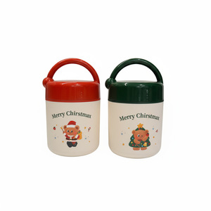 Christmas Bear Portable Insulated Cup Stainless Steel With Lid Party Use 300Ml Screw Cap - Product Image 4
