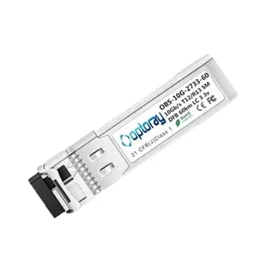 Gran oferta de alta calidad 10G SFP + BIDI 60km TX1270nm/RX1330nm LC conector módulo SFP de fibra óptica SFP BIDI transceptores