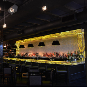 Quầy <span class=keywords><strong>bar</strong></span> thiết kế mới bằng đá cẩm thạch xuyên sáng cao cấp, đèn <span class=keywords><strong>LED</strong></span>, kiểu truyền thống, dùng cho nhà ở, quán <span class=keywords><strong>bar</strong></span>, câu lạc bộ đêm và khách sạn - Product Image 3