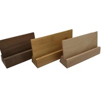 Support de téléphone portable en bois de hêtre, calendrier de bureau pour cartes postales, base pour cartes de repas - Minimalisme moderne, couleur et taille personnalisables, panneau mural