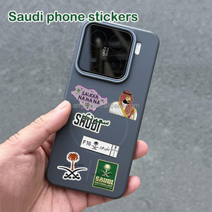 <span class=keywords><strong>Asny</strong></span> thời trang thủ công mỹ nghệ kim loại lưu niệm saudi hoàng tử Salman men dán điện thoại di động trên trường hợp điện thoại - Product Image 2