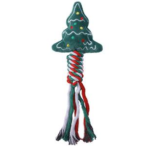 Şenlikli çevre dostu gıcırtılı halat & peluş oyuncak köpek Set karışık stilleri Puppies ve köpekler için güçlü pamuk çiğnemek interaktif oyun - Product Image 5