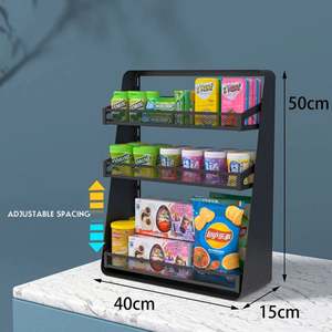 Petit présentoir en métal Snack Candy Food Présentoir en métal Snacks Display Stand pour les super marchés - Product Image 3