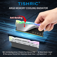 Dissipateur thermique en aluminium ARGB pour mémoire, couvercle de refroidissement universel pour RAM DDR3 DDR4 DDR5 ECC, éclairage ARGB 5V, armure de refroidissement pour PC gaming