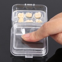 SUNSHING Vente en gros Boîtes dentaires en plastique GPPS avec film de membrane transparent, Boîtes pour couronnes et ponts dentaires avec film de membrane