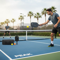 Pickleball-Schläger aus Kohlefaser und Glasfaser, Professionelle Qualität T700, Rechteckig, 775g, für Outdoor-Sport, Großhandel