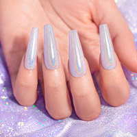 Ensemble d'ongles professionnels, fournitures d'usine de Gel, apprêt et déshydrateur, presse sur le bout de l'ongle, colle, Kit complet, Gel Uv, colle, presse sur l'ongle