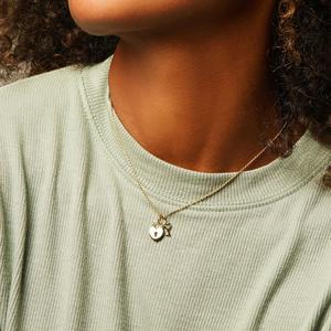 Milskye חברה מתנת יום הולדת נקבה מנעול תליון תכשיטי לב בצורת מנעול מפתח שרשרת נשים - Product Image 6