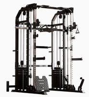 Vente directe d'usine à bas prix : Équipement de musculation Smith Machine Bench Press pour la maison, noir, pour squats