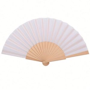 Custom Printed Bamboo Wooden Folding Hand <b>Fan</b> <b>Personalised</b> Logo for Women/Man Festival Parties Rave Accessories Painted - Product Image 1