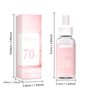 Sérum Visage Bio Naturel 70% Pêche et Niacinamide pour Femme Anti-Âge Éclaircissant Réduit les Taches Brunes Hydratant Anti-Âge - Product Image 6