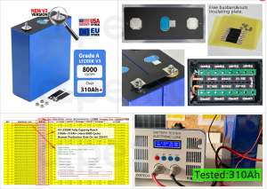 Высококачественная солнечная батарея Lipo4 310AH 314AH, литий-ионная батарея Lf280K V3 LFP, литий-ионная батарея 3,2 V 280ah Lifepo4 - Product Image 2