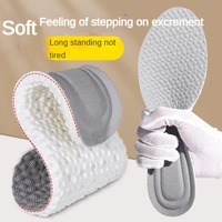 Semelles intérieures en PU à haute élasticité pour chaussures de course à coussin en U profond avec amortisseur