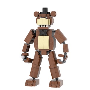<span class=keywords><strong>FNAF</strong></span> Horror Bear Freddy <span class=keywords><strong>Fazbear</strong></span> figuras de acción estilo Juegos de bloques de construcción Figuras Personaje Ladrillos Juguetes 5 noches en Freddy's - Product Image 4