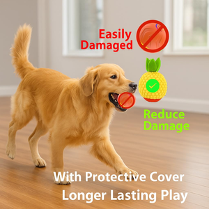 Electric Small Pet Training <b>Interactive</b> <b>Toy</b> Smart Bouncing Ball for Dogs Automatic Rolling Jump Silicone <b>Cat</b> Ball - Product Image 2