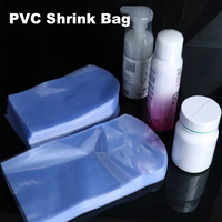 Sac thermorétractable en PVC, film rétractable brillant hautement transparent, pochette en plastique anti-poussière et anti-humidité