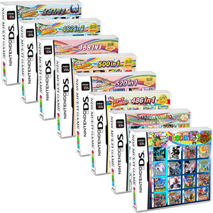 Cartucho de juego caliente 280 en 1 con caja para consola de juegos <span class=keywords><strong>DS</strong></span> 2DS 3DS con Pokemoned Black White HeartGold SoulSilver Marioed Kart - Product Image 4