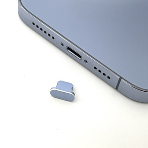 Accesorios de teléfono móvil con tapón antipolvo de Metal de lujo para iPhone 16 <span class=keywords><strong>pro</strong></span> <span class=keywords><strong>Max</strong></span> cubierta de puerto de carga de Metal - Product Image 3