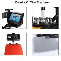 Presse à Chaud 5-en-1 Mida pour Sublimation – Machine de Transfert Thermique pour T-shirts, Tasses et Assiettes