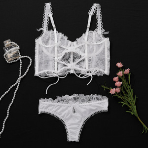 ZZYUP 6115HU ซาตินเย็บปักถักร้อยกางเกงลูกไม้ผีเสื้อ Intimates ชุดชั้นในเซ็กซี่ชุดชั้นในผู้หญิงต่ําเอวกางเกงลูกไม้สุภาพสตรี <span class=keywords><strong>Brie</strong></span> - Product Image 4