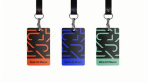 定制无芯片聚氯乙烯卡门禁商务和活动员工卡二维码学生访客工业用糖果沙 - Product Image 3