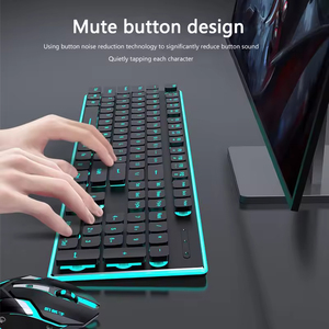 Gaming Mechanical Keyboard and Mouse Combo-Wireless RGB Backlit <b>USB</b> Type-C Ultra Thin Silent High Appearance Computer Peripheral - Product Image 2