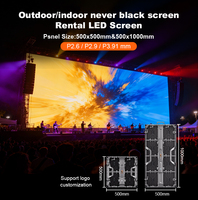 Écran LED d'intérieur et d'extérieur P2.6 P2.9 P3.9 P3.91, panneau d'affichage LED publicitaire, écran LED mural