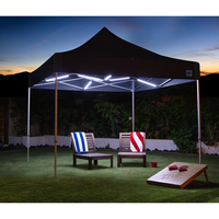 UYLED Barre lumineuse LED super brillante 665 lumens, lampe de tente rechargeable portable, éclairage blanc pour le camping en extérieur