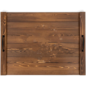 Solid Wood <b>Tea</b> <b>Tray</b> Carbonized Pine 75x56x2.5 Cm Heat Resistant For Home Kung Fu <b>Tea</b> Set - Product Image 5