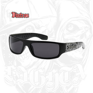 Gafas de Sol VINTROS Rectangulares, Gruesas, Estilo <span class=keywords><strong>Gangsta</strong></span>, Montura de PC Blanca y Negra, Lentes Oscuras con Protección UV400, Logotipo Personalizado, Unisex, Chicano - Product Image 2