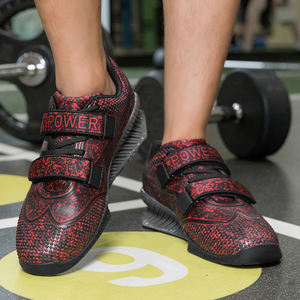 Chaussures <span class=keywords><strong>d</strong></span>'<span class=keywords><strong>haltérophilie</strong></span> en microfibre Deadlift personnalisées en usine Oem bon marché professionnelles hautes chaussures de musculation - Product Image 2