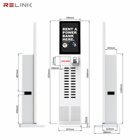 Station de recharge publique pour téléphones portables 300W à charge rapide avec 24 emplacements, borne de recharge avec batterie Li-Polymère Micro USB