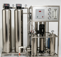 Système d'osmose inverse Tonglida durable pour eau pure, pression PLC 500L/heure, traitement de l'eau en acier inoxydable pour usage industriel