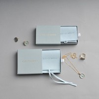 Pochette à bijoux personnalisée avec logo Hip Hop Snap, avec boîte et insert, pochettes à bijoux pour hommes
