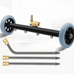 Nettoyeur haute pression multifonctionnel 16 pouces, balayeuse à eau pour châssis de voiture, kit de <span class=keywords><strong>nettoyage</strong></span> du dessous de caisse de voiture 4000 psi - Product Image 1