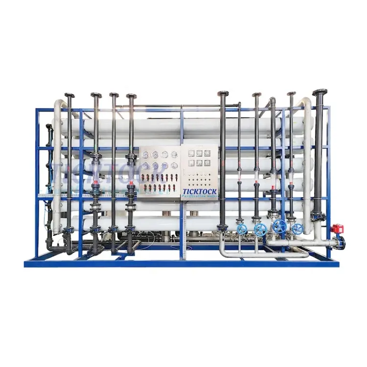 Two-stage 20 cbm per hour pure water machine industrial filters mineral water machine price water ticktock softener system