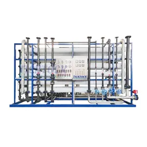 Máquina de agua pura de dos etapas de 20 CBM por hora, Filtros Industriales, máquina de agua mineral, precio, sistema de ablandador de garrapatas de agua