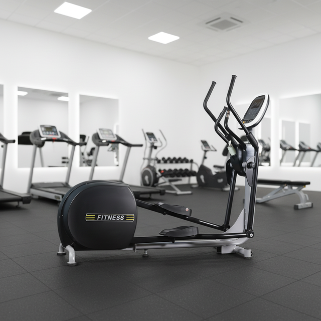 2026 Hot Magnetic Elliptical Cross Trainer Low Impact CardioWorkout Machine Gym Commercial Fitness Equipment with LCD Monitor