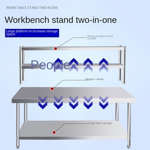 Tavolo da Lavoro in Acciaio Inox per Ristoranti, Vendita Diretta dalla Fabbrica, Banco da Lavoro di Alta Qualità - Product Image 3
