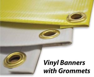 Cost-Effective Durable Waterproof Customizabie Vinyl <b>Banner</b> With Metal Grommets Scratch Resistant for Vaccination Campaigns - Product Image 5