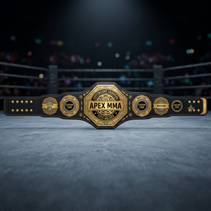 Apex MMA World Martial Art Belt Custom Personalized Own Title Heavyweight Championship Belt Adult Size Championship Belt - Product Image 3