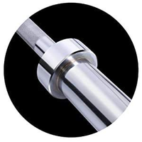 Barre d'haltérophilie 700LB en chrome dur avec poignée moletée anti-dérapante standard pour la musculation à domicile et la remise en forme, poids réglable