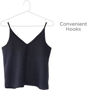 Heavy Duty Cheap White ABS Plastic High Quality Multifunctional Clothes Hangers Wardrobe Single Tier Clothing Organizer Free - Product Image 2