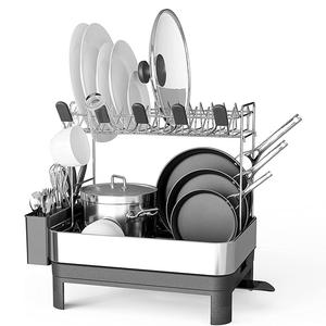 Grande capacité de stockage d'ustensiles ménagers égouttoir rangement de cuisine porte-ustensiles grossier - Product Image 5