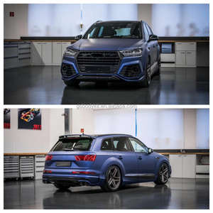 ชุดตัวถังรถ Audi Q7 <span class=keywords><strong>SQ7</strong></span>, สไตล์ <span class=keywords><strong>ABT</strong></span> กันชนหน้ากว้างดิฟฟิวเซอร์ด้านหน้ากระโปรงข้างสปอยเลอร์หลังคา - Product Image 3