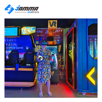 Jeu d'arcade à jetons de machine de jeu de tir de simulateur de 9D VR avec la cabine de réalité virtuelle des casques 9D de VR pour gagner de l'argent