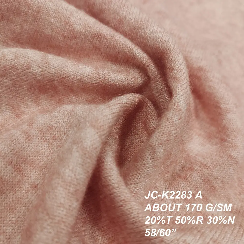 Massive Melange 100% Polyester weiche Angora Morley Rayon Nylon Pullover Stricks toff für Damen bekleidung