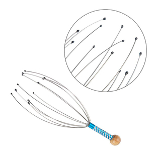 Scalp Massager Stainless Steel Hand Held Scalp <strong>Head</strong> Massager Octopus <strong>Head</strong> <strong>Scratcher</strong> - Product Image 3